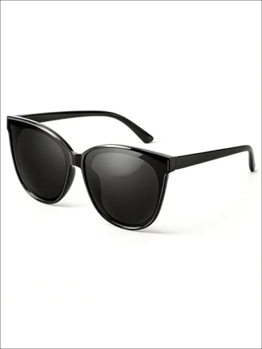 Oversized Cat Eye Polarized Sunglasses UV400 Protection Wrap Around Full Frame